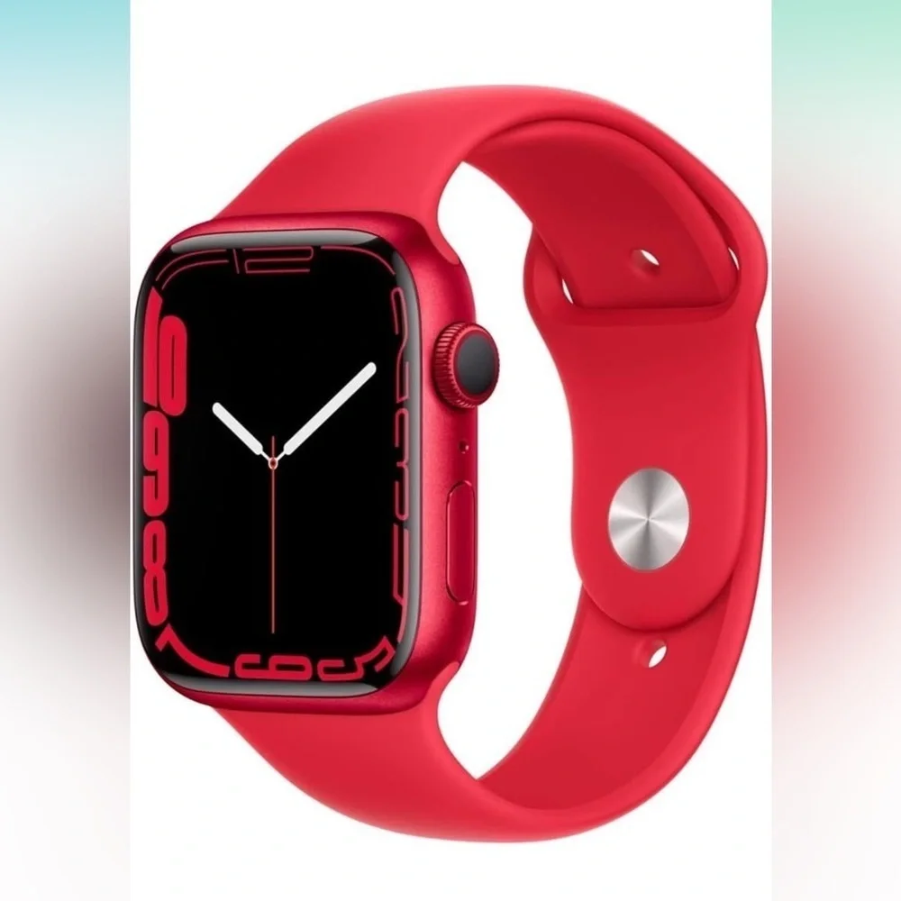 ❤️❤️2 BRAND NEW Apple Watch Series 7, Red Sport Band❤️❤️